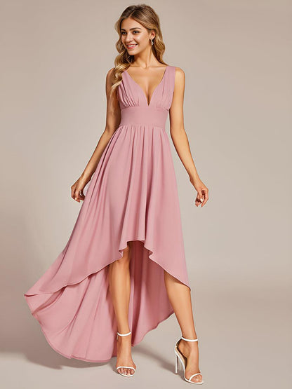 Robe de soirée Femme Taille empire Col en V Fluide
