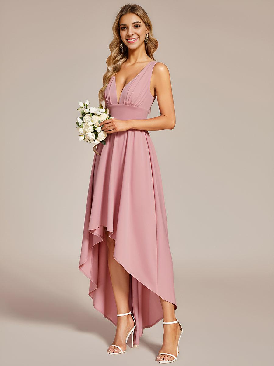Robe de soirée Femme Taille empire Col en V Fluide