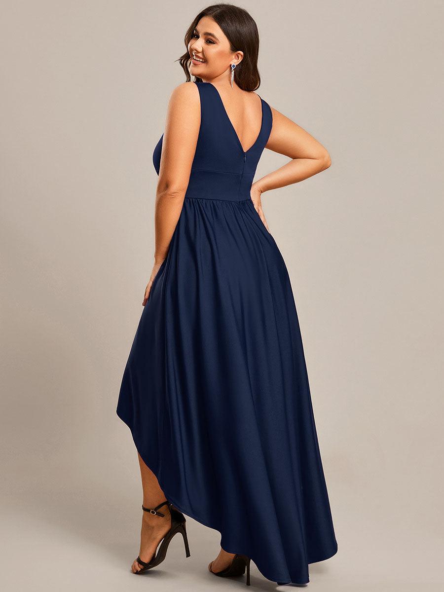 Robe de soirée Femme Taille empire Col en V Fluide