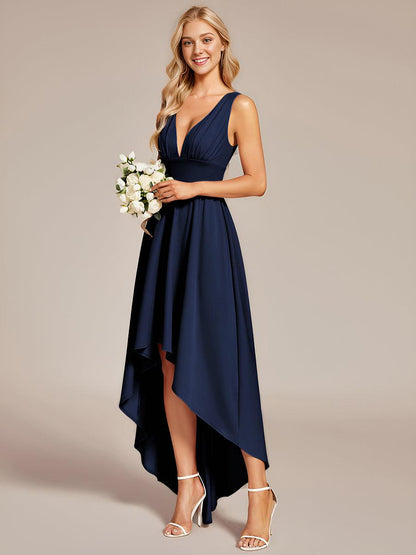 Robe de soirée Femme Taille empire Col en V Fluide