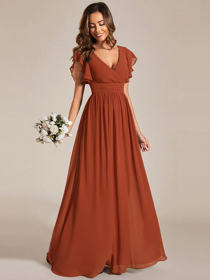 Robe Longue Femme en Mousseline Dos Ouvert Coupe Élégante