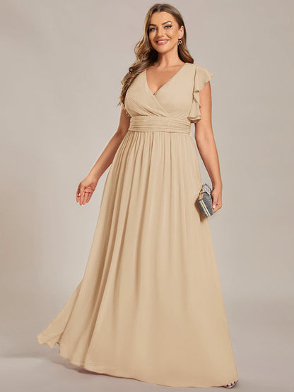 Robe Longue Femme en Mousseline Dos Ouvert Coupe Élégante