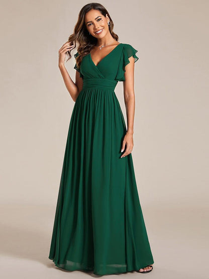 Robe Longue Femme en Mousseline Dos Ouvert Coupe Élégante