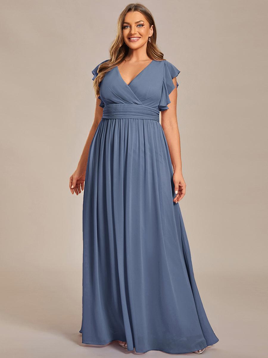 Robe Longue Femme en Mousseline Dos Ouvert Coupe Élégante
