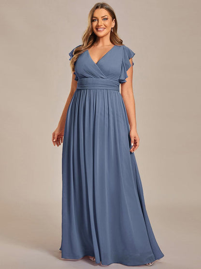 Robe Longue Femme en Mousseline Dos Ouvert Coupe Élégante