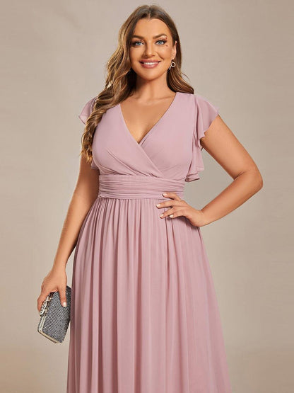 Robe Longue Femme en Mousseline Dos Ouvert Coupe Élégante