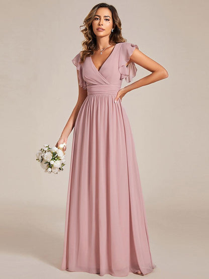 Robe Longue Femme en Mousseline Dos Ouvert Coupe Élégante
