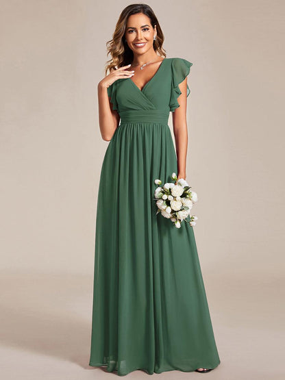 Robe Longue Femme en Mousseline Dos Ouvert Coupe Élégante