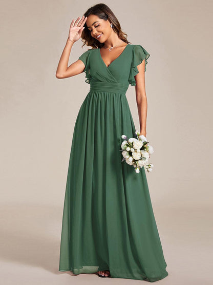Robe Longue Femme en Mousseline Dos Ouvert Coupe Élégante