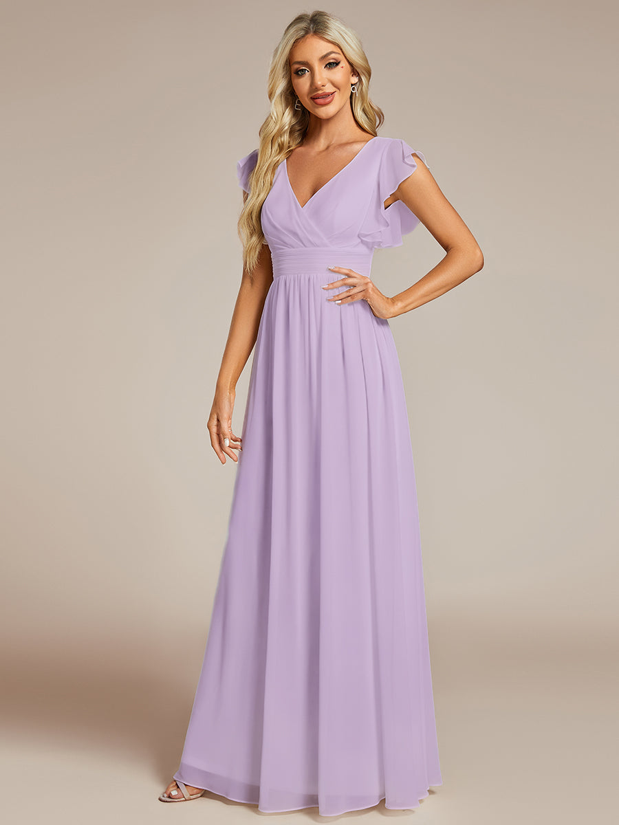 Robe Longue Femme en Mousseline Dos Ouvert Coupe Élégante