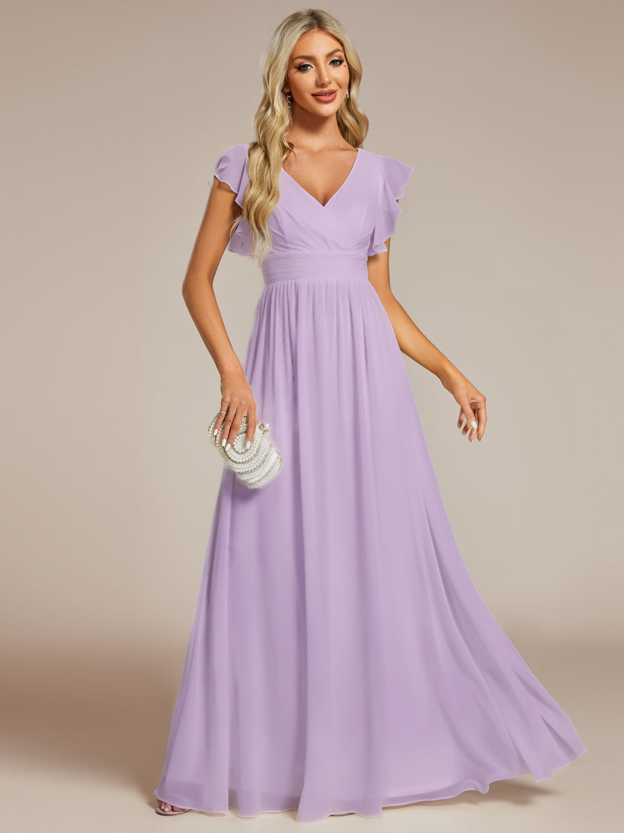 Robe Longue Femme en Mousseline Dos Ouvert Coupe Élégante