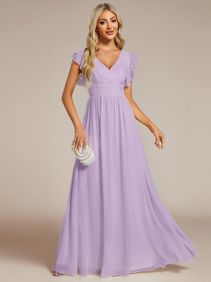 Robe Longue Femme en Mousseline Dos Ouvert Coupe Élégante