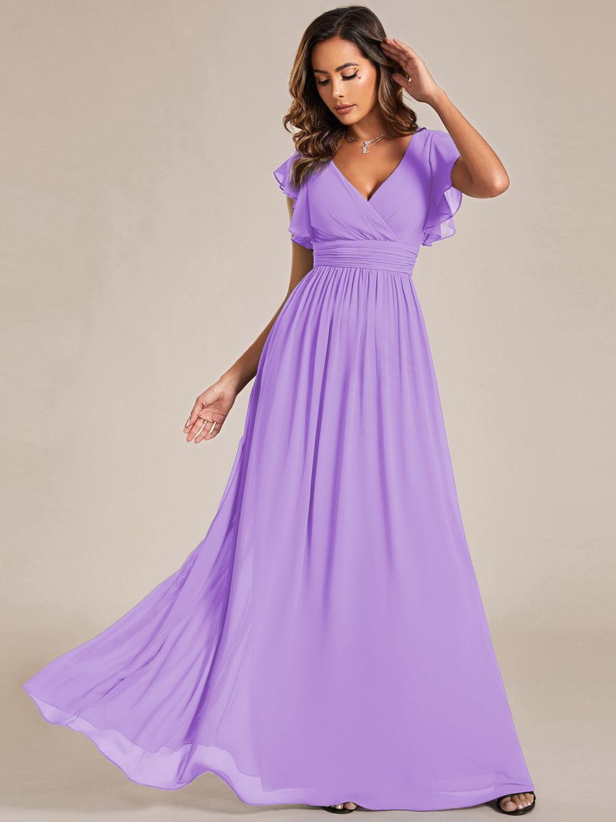 Robe Longue Femme en Mousseline Dos Ouvert Coupe Élégante