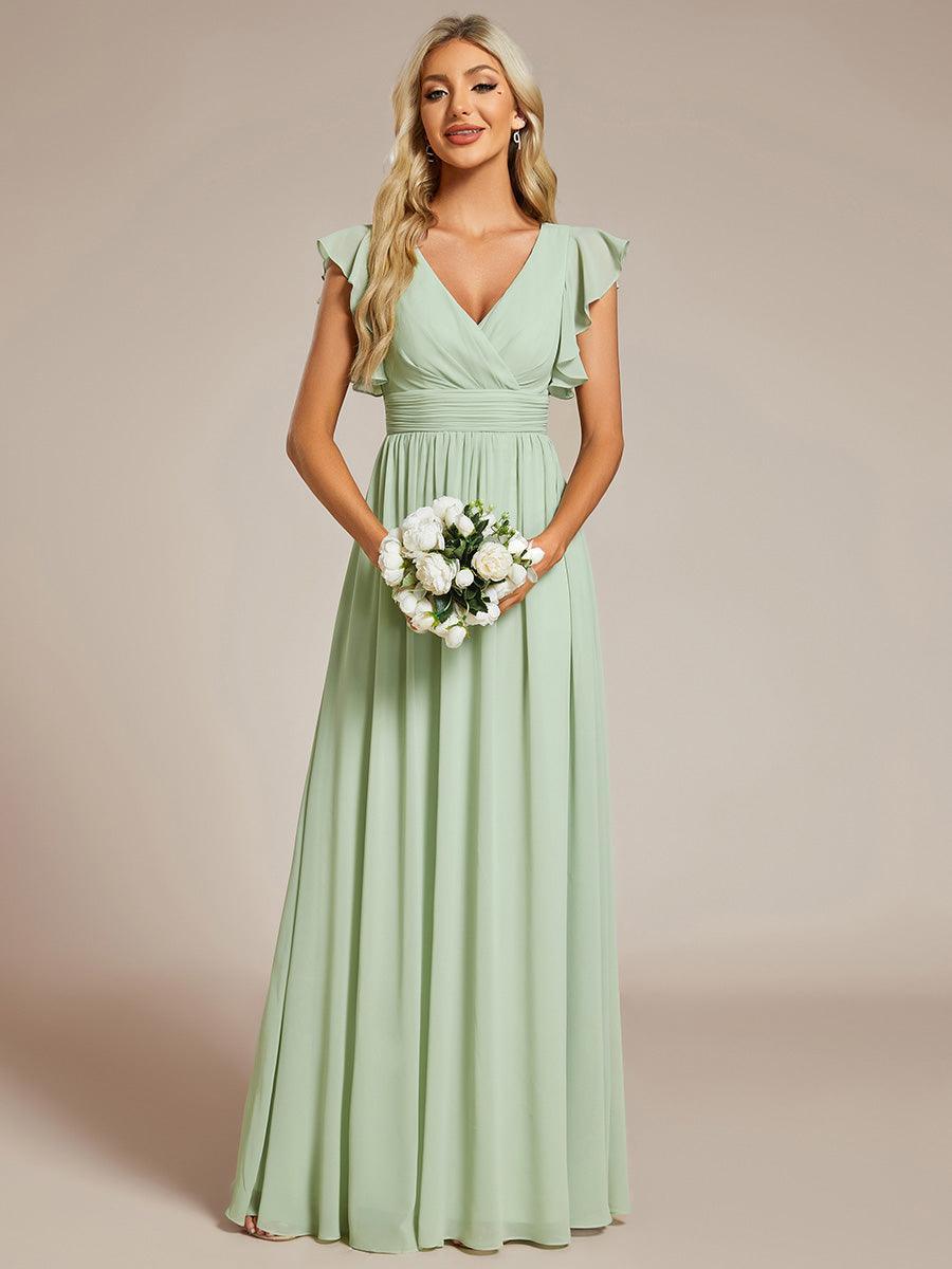 Robe Longue Femme en Mousseline Dos Ouvert Coupe Élégante