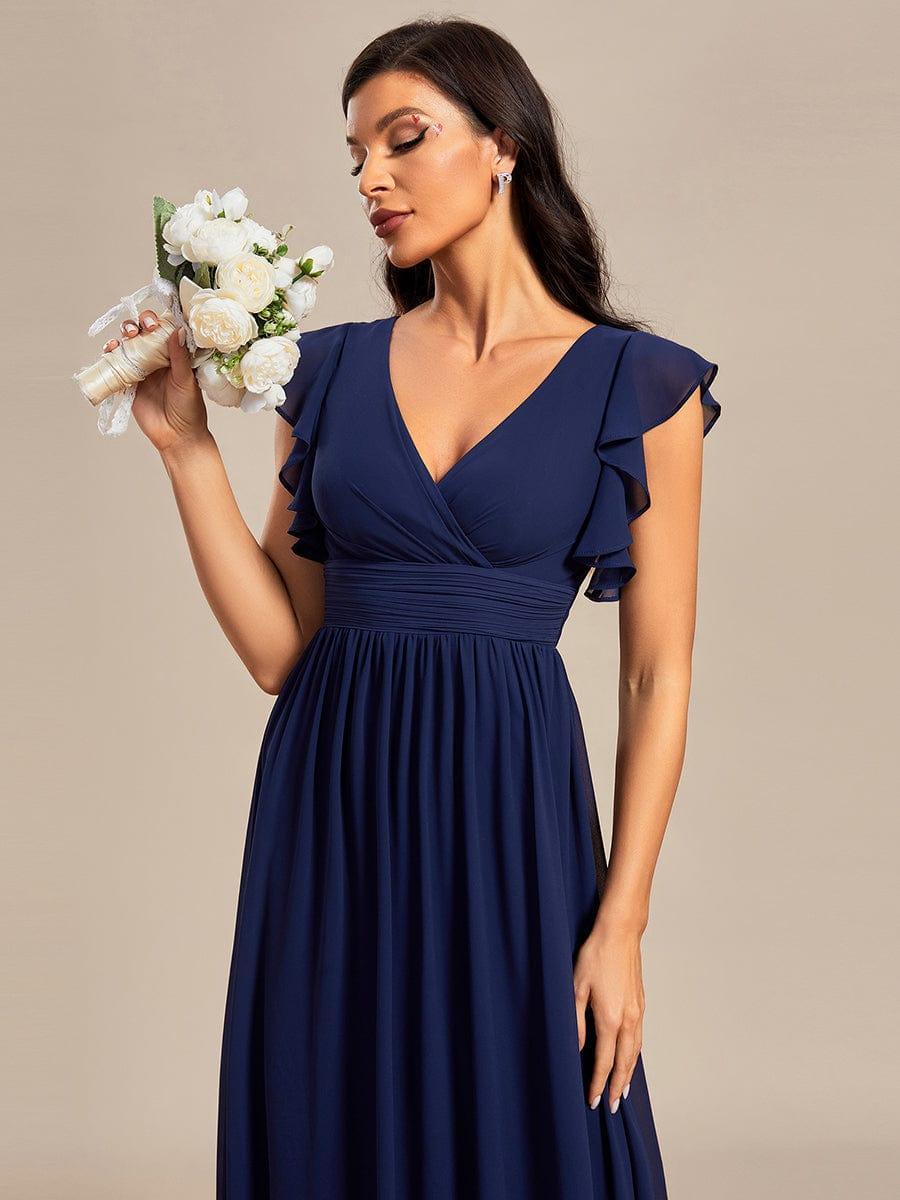 Robe Longue Femme en Mousseline Dos Ouvert Coupe Élégante