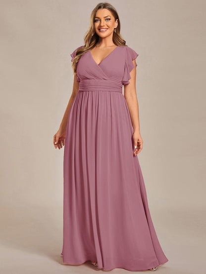 Robe Longue Femme en Mousseline Dos Ouvert Coupe Élégante