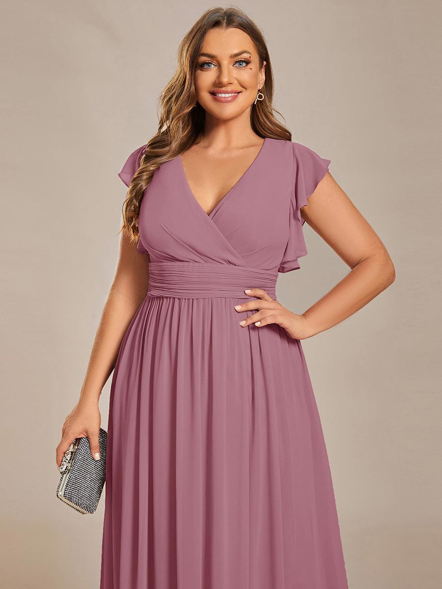 Robe Longue Femme en Mousseline Dos Ouvert Coupe Élégante
