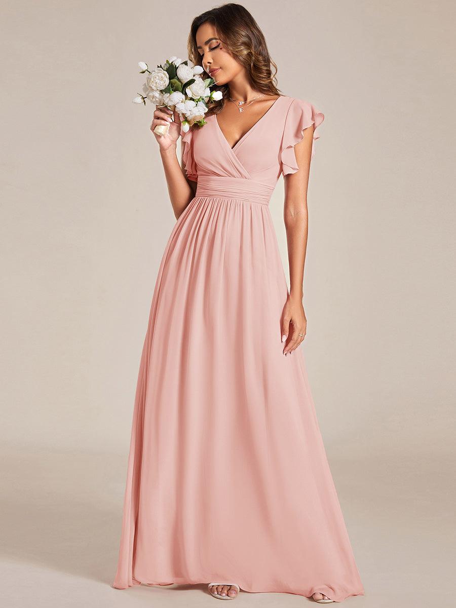 Robe Longue Femme en Mousseline Dos Ouvert Coupe Élégante