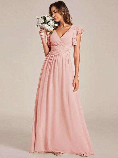 Robe Longue Femme en Mousseline Dos Ouvert Coupe Élégante