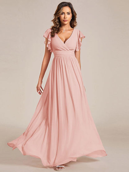 Robe Longue Femme en Mousseline Dos Ouvert Coupe Élégante