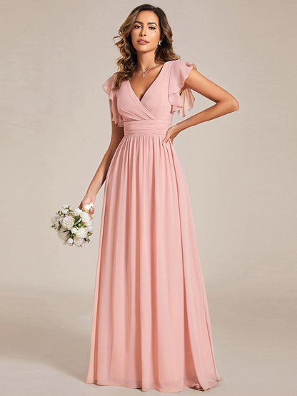 Robe Longue Femme en Mousseline Dos Ouvert Coupe Élégante