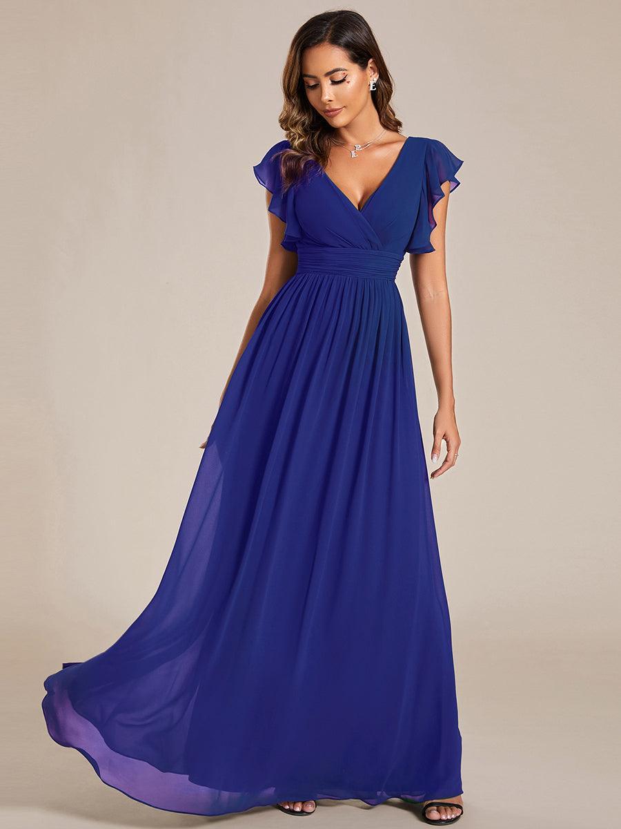 Robe Longue Femme en Mousseline Dos Ouvert Coupe Élégante