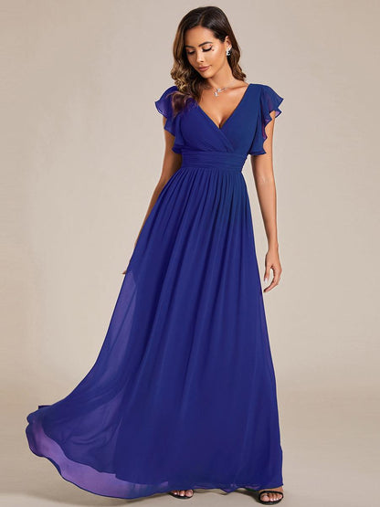 Robe Longue Femme en Mousseline Dos Ouvert Coupe Élégante