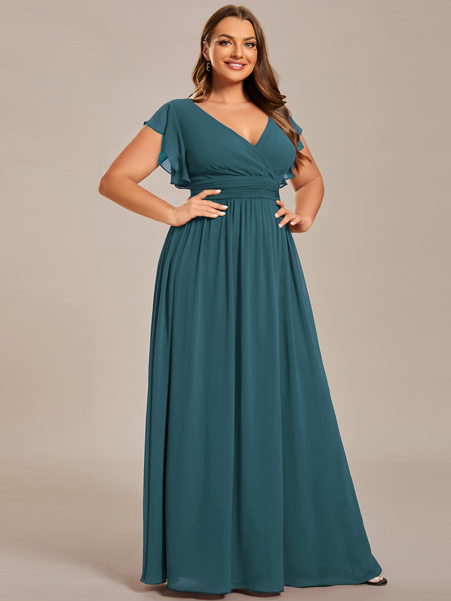 Robe Longue Femme en Mousseline Dos Ouvert Coupe Élégante