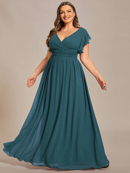 Robe Longue Femme en Mousseline Dos Ouvert Coupe Élégante