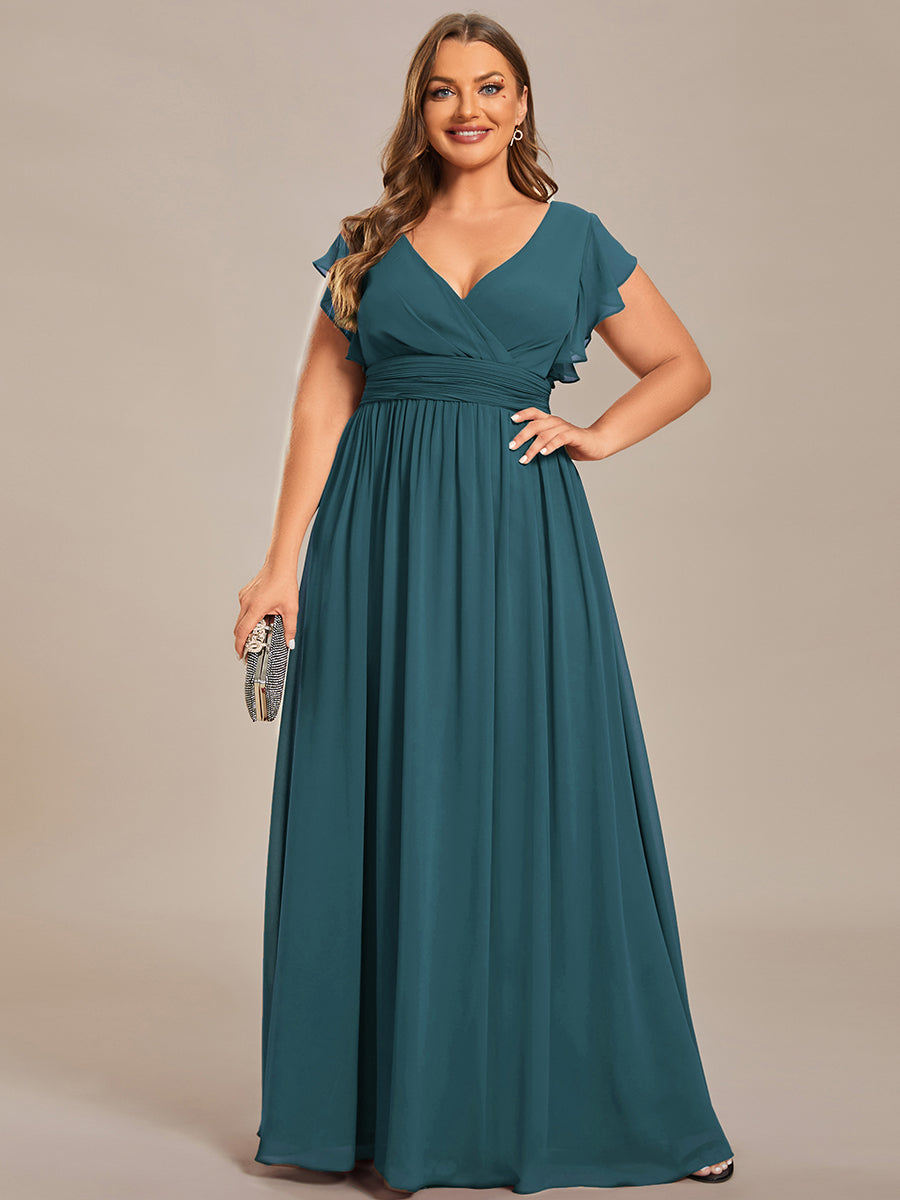 Robe Longue Femme en Mousseline Dos Ouvert Coupe Élégante