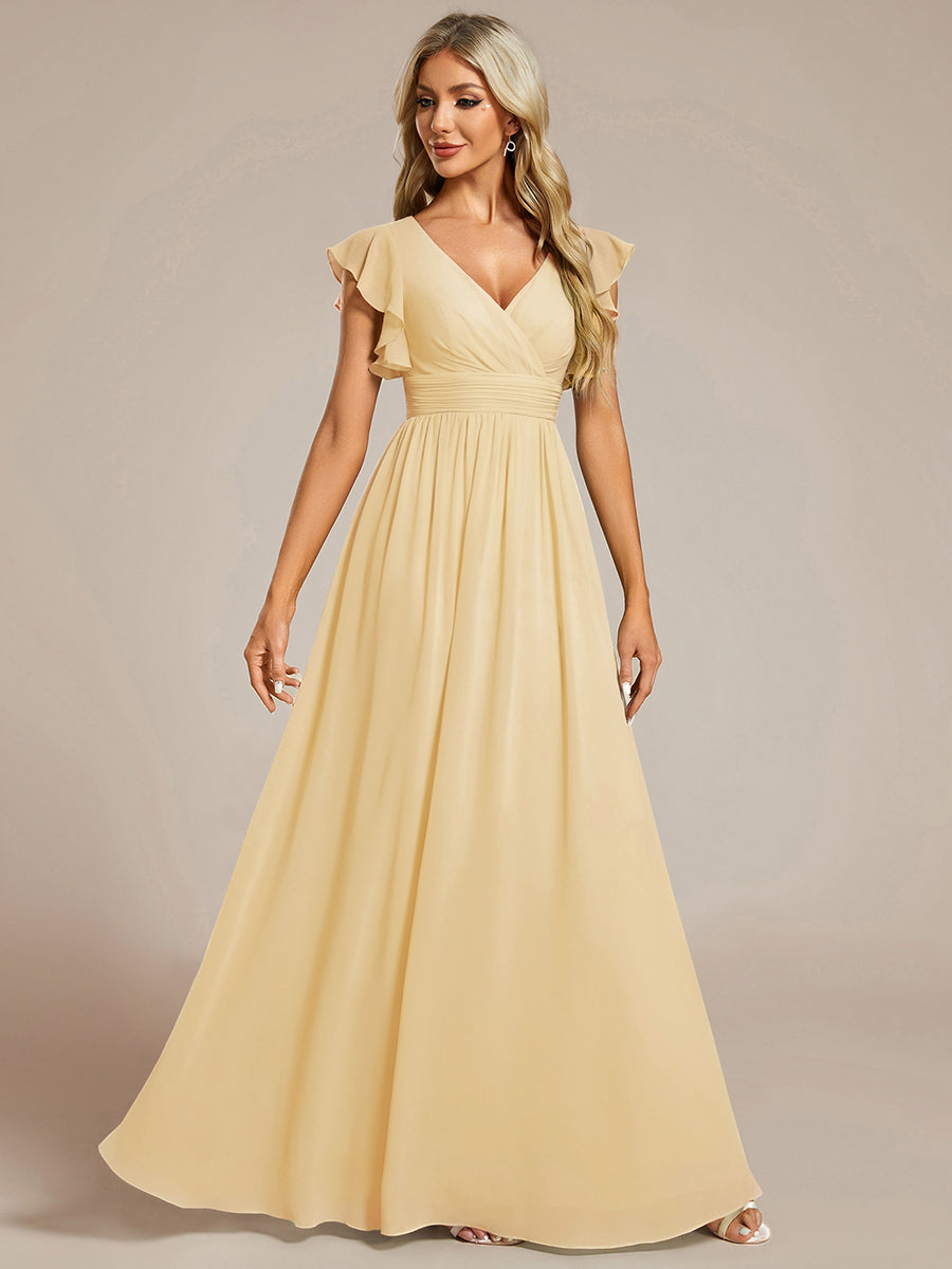 Robe Longue Femme en Mousseline Dos Ouvert Coupe Élégante
