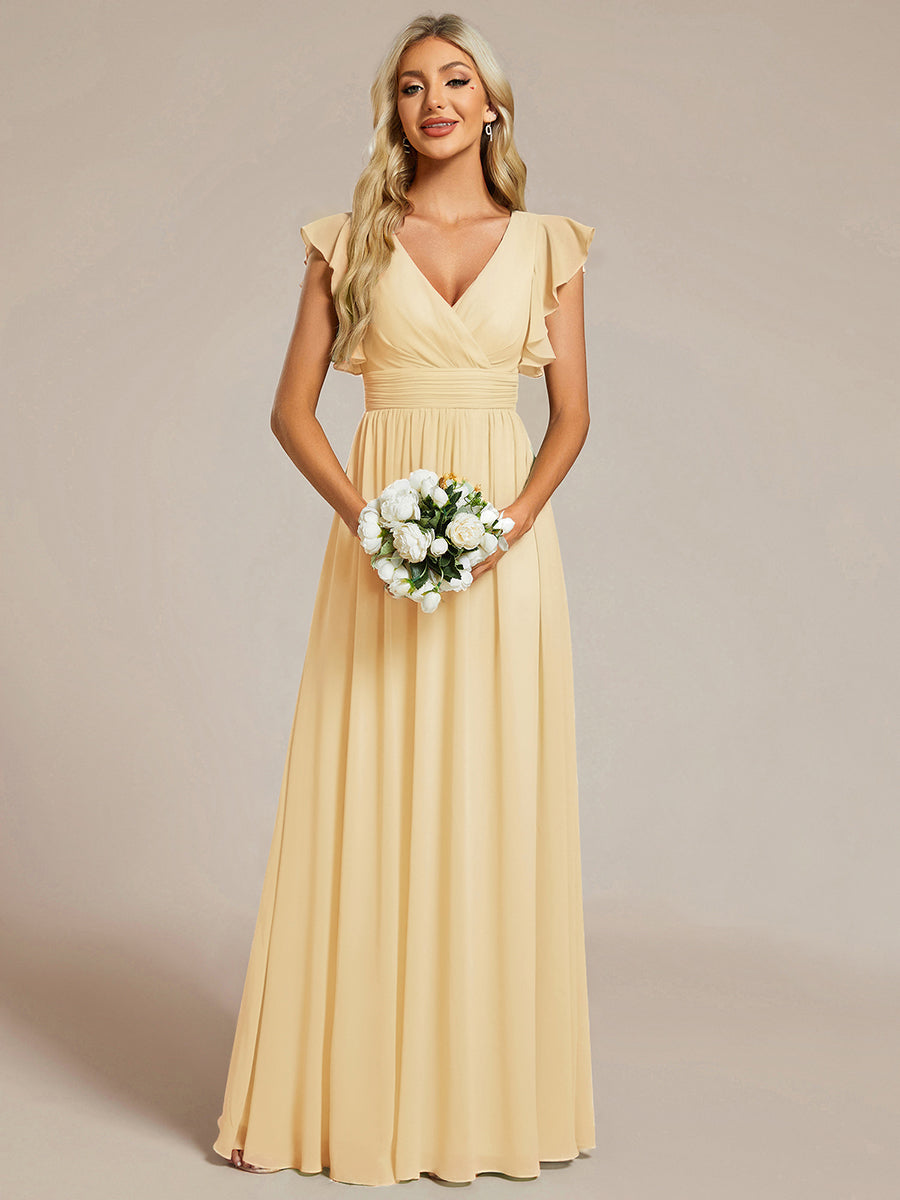 Robe Longue Femme en Mousseline Dos Ouvert Coupe Élégante