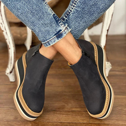 Bottines Femmes Basse Talon Chic et Élégantes - PanierRoyale