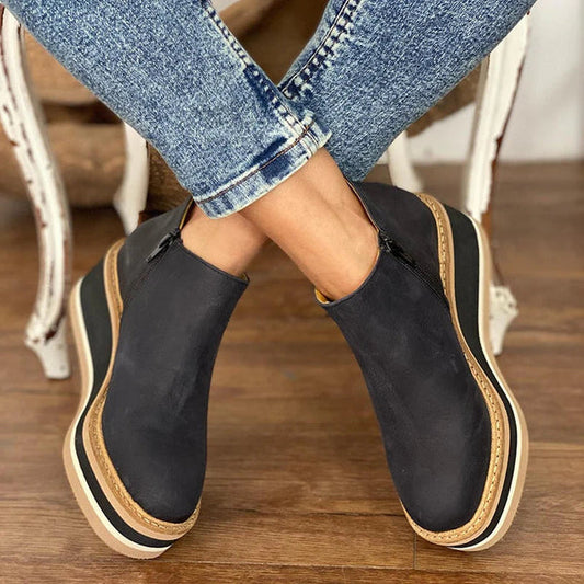 Bottines Femmes Basse Talon Chic et Élégantes - PanierRoyale