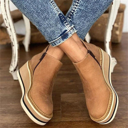 Bottines Femmes Basse Talon Chic et Élégantes