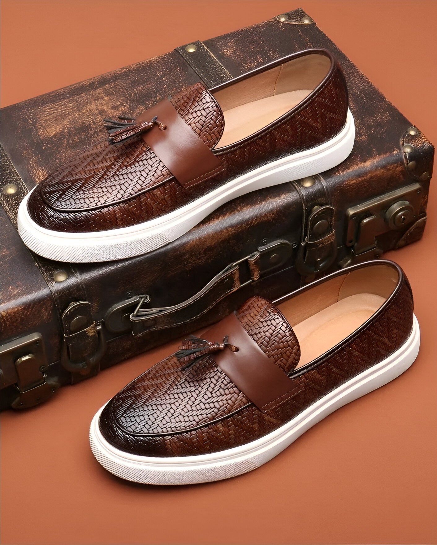 Mocassin Homme Cuir Élégant