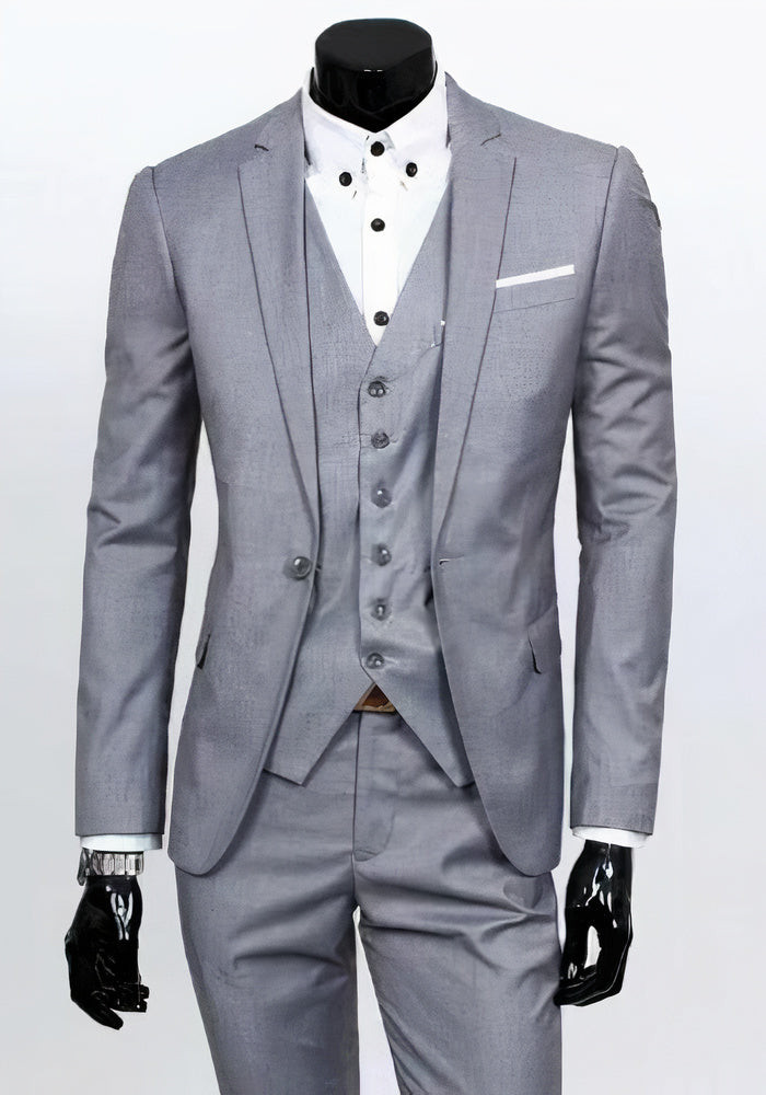 Costume Homme 3 Pièces Classique pour Mariage et Cérémonie