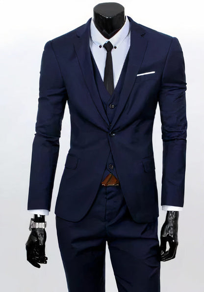 Costume Homme 3 Pièces Classique pour Mariage et Cérémonie