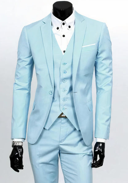 Costume Homme 3 Pièces Classique pour Mariage et Cérémonie