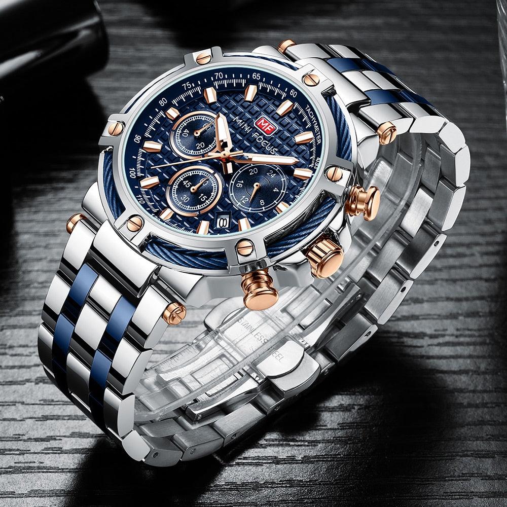 Montre de Plongée Homme Marine Étanche