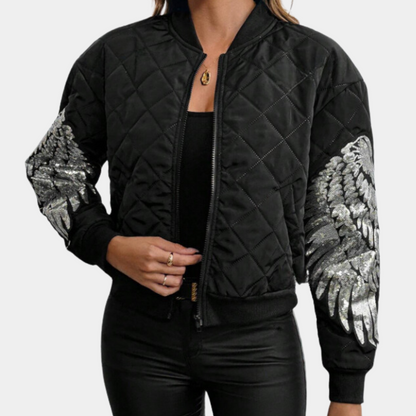 ELLA - Veste à Zip Moderne pour Femmes