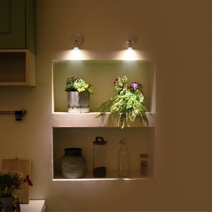 Spot LED Mural Sans Perçage Rechargeable Orientable avec Télécommande