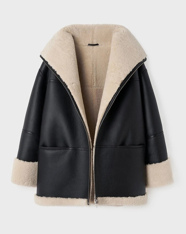 Veste femme élégante avec fermeture éclair automatique - PanierRoyale