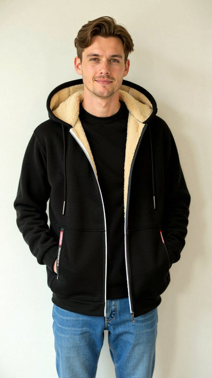 Blouson Homme Doux et Chaud pour Hiver - BerlinGlamour