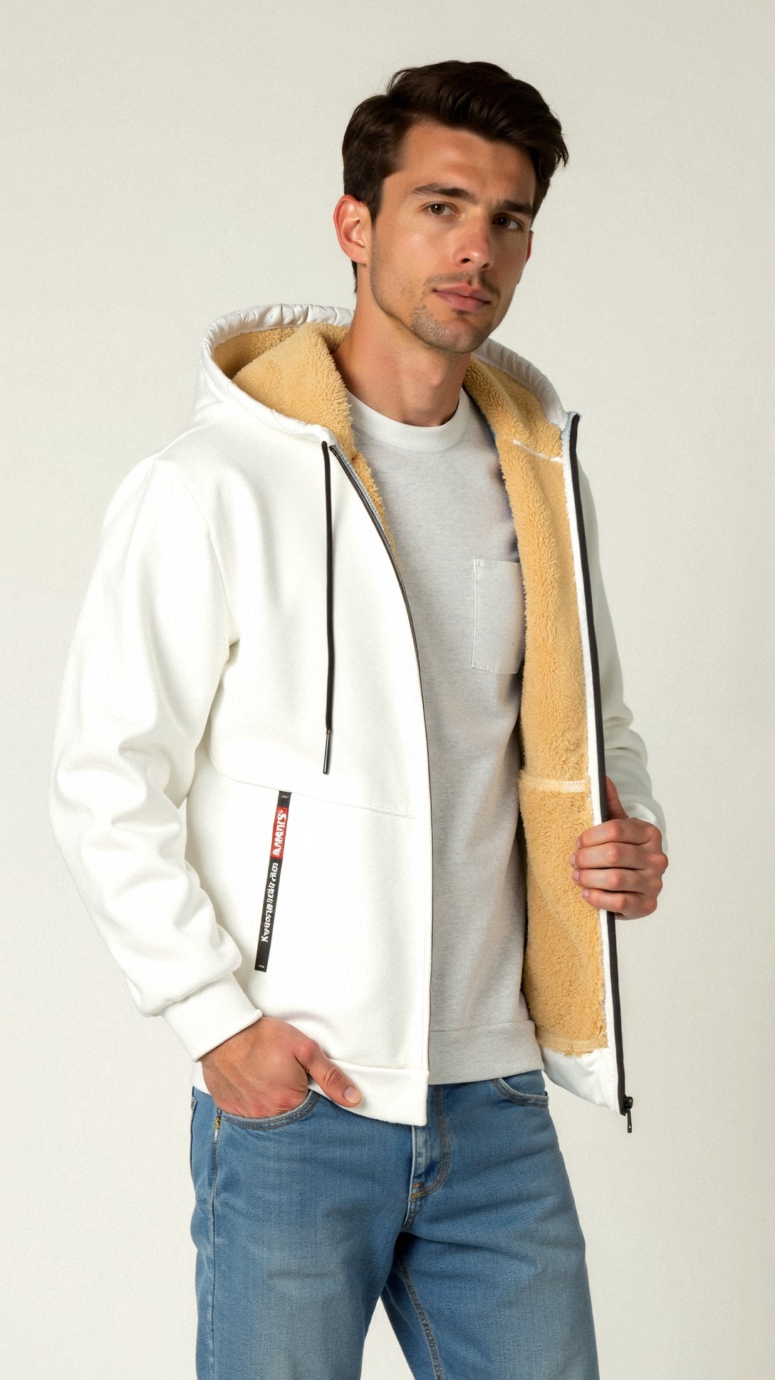 Blouson Homme Doux et Chaud pour Hiver