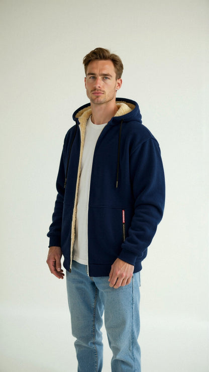 Blouson Homme Doux et Chaud pour Hiver