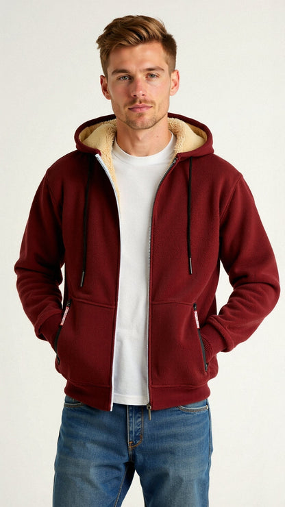 Blouson Homme Doux et Chaud pour Hiver