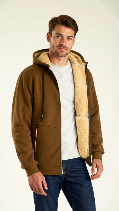 Blouson Homme Doux et Chaud pour Hiver