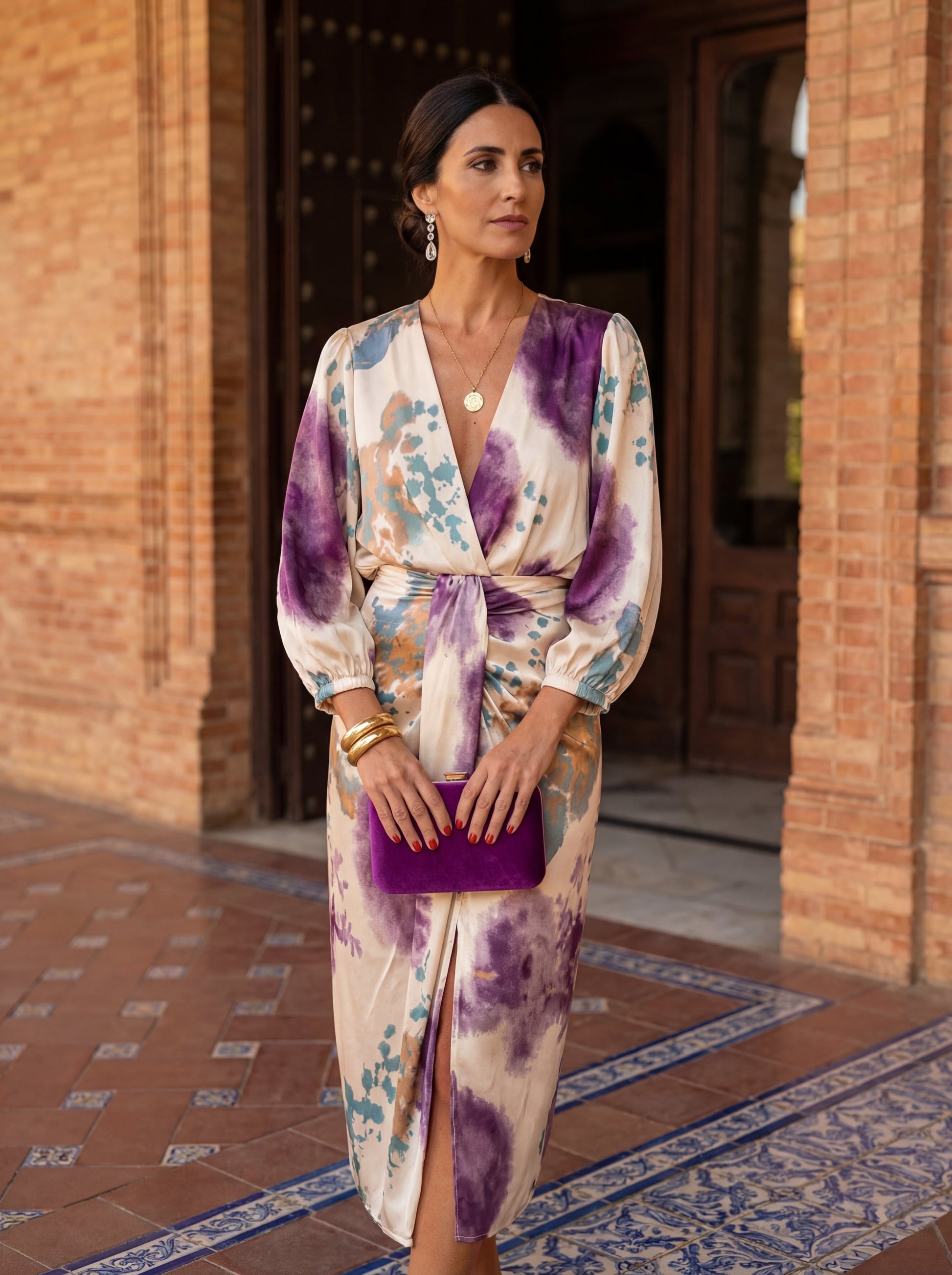 Robe Femme Coupe Fluide Décolleté en V - PanierRoyale