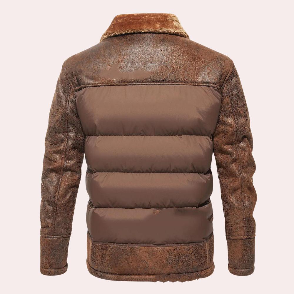 Veste Homme Matelassée Thermique Coupe Ajustée